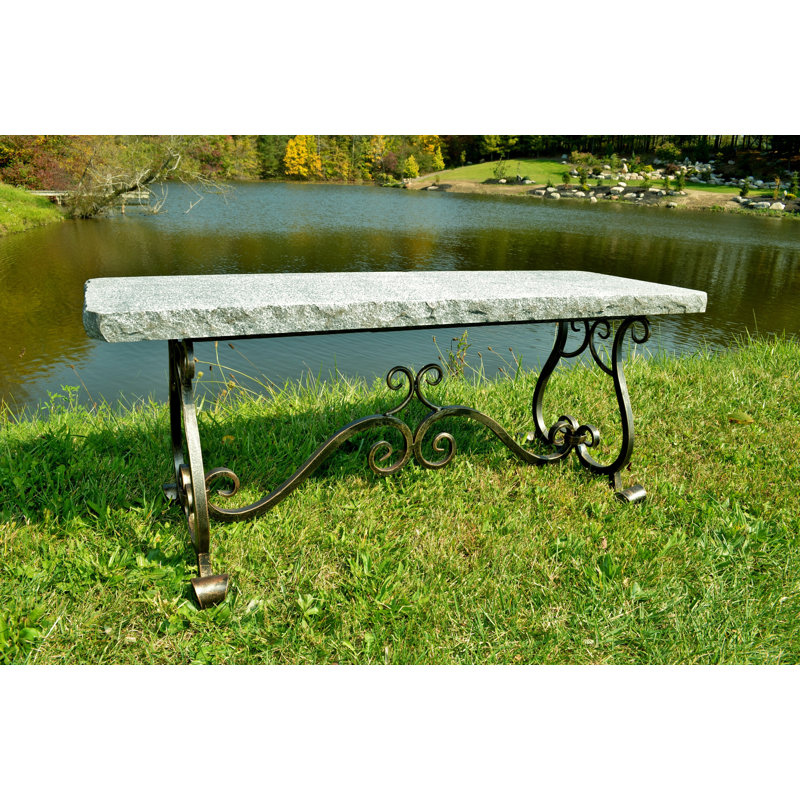 Stone Age Creations Melody Granite Park Bench Wayfair